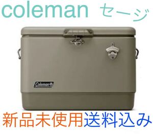 coleman コールマン 54QTスチールベルトクーラー セージ