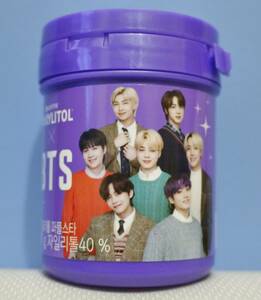 BTS XYLITOL Korea limitation purple Star C chewing gum bottle xylitol limited amount new goods unopened rare gkteteJIMIN JIN