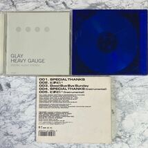 CD GLAY 3タイトル ・REVIEW ・HEAVY GAUGE ・とまどいspecial thanks 中古_画像2