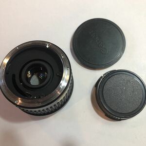 CANON FDマウント　RMC TOKINA DOUBLER FOR C/FD 美品　外観、レンズともきれいです。ボディキャップ、レンズリアキャップ付き