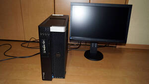 DELL T5610 E5-2696V2x2 24C/48T RAM32GB SSD 120GB/512GB HDD4TB WIN10 PRO + EIZO CS230-CN