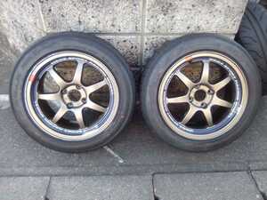  Weds Sport 195/55R15 Eagle RS sport 7J+38 Vitz Yaris YARIS compact car BRIDE..... race use item 