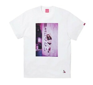 #FR2 ×.... сотрудничество футболка ( белый )/ новый товар неношеный / женский свободный размер 