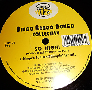 d*tab 試聴 Bingo Bango Bongo.: So High ! ['95 House]