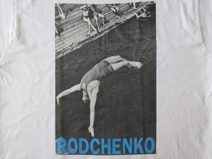 90's USA製 アレクサンドル ロトチェンコ FOTOFOLIO Diver フォト Tシャツ L Alexander Rodchenko 写真 写真家 キュビスム 芸術 ART 美術館