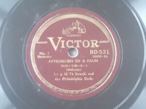 12 -inch SP record [. god. p.m. (1*2)/ Leo porudo* -stroke kof ski & filler Delphi e a orchestral music .] Japan Victor 