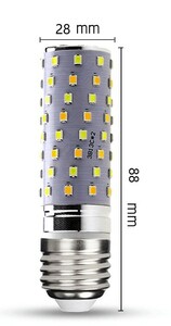 G形LED 1000lm超 80w相当 温白色3000K～3500K 10w e26 AC85-265v