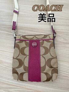 【美品】COACH コーチ ショルダーバッグ 未使用 輸入 