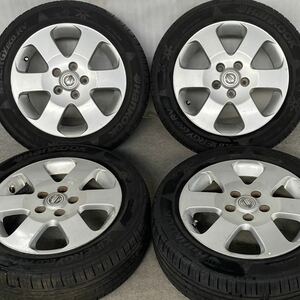 21年式バリ溝。NISSAN日産 セレナ C24純正16インチ×6J＋45 114.3/5H HANKOOK 195-60R16ラジアル4本セット。C25、ラフェスタ等など。