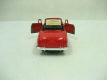 WELLY ウェリー 9012 CHEVROLET シボレー 1953 BEL AIR ベルエアー オープンカー ミニカー 赤 レッド_画像4