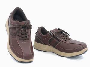 geina-012 red Brown 26.5cm GAINER walking shoes fastener attaching 