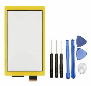  nintendo Nintendo switch Switch light Lite exclusive use touch screen touch panel front glass + disassembly tool set parts ( yellow )