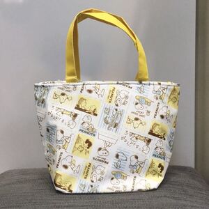 スヌーピー SALEトートバッグ バッグ 保冷バッグ エコバッグ イエロー
