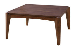  higashi .....KT-107kotatsu table Brown natural tree cosmetics fiber board ( walnut ) natural tree ( Raver wood ) urethane painting 