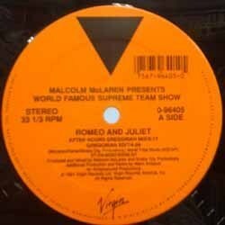 MALCOLM McLAREN & WORLD'S FAMOUS SUPREME TEAM / ROMEO AND JULIET