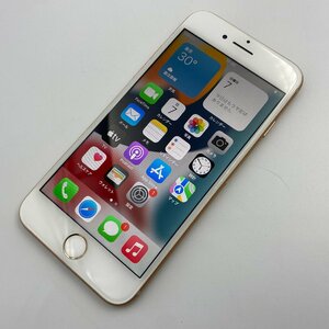 【中古/ジャンク/SIMフリー】Softbank iPhone8 64GB ゴールド 赤ロム保証 MQ7A2J/A【送料無料/名古屋大須店】