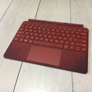 マイクロソフト Surface Go タイプ カバー - レッド (US-英語) Surface Go 1/2/3対応 キーボード カバー Model.1840