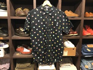 SUPER MARIO PATTERNED SHIRT SIZE M スーパー マリオ 総柄 半袖 シャツ 任天堂 