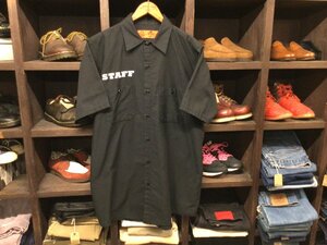 RED KAP S/S WORK SHIRT ”MOOSE'S STAFF” SIZE M レッド キャップ ワークシャツ 半袖 ムース マッギリカディーズ ワイキキ ハワイ