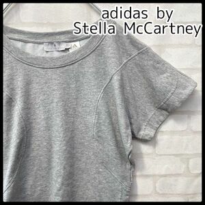  Adidas × Stella McCartney short sleeves sweat sweatshirt gray lady's 32 size adidas Stella McCartney