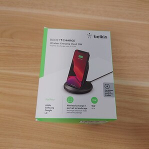 Belkin ワイヤレス充電スタンド 15W WIB002dqBK-A