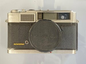 H138 ヤシカ YASHICA MINISTER ミニスター 4.5cm F2.8 シルバー レンジファインダー フィルムカメラ カメラ レンズ 現状品