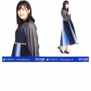 【GF-17、18】乃木坂46 公式グッズ 生写真 2枚　セミコンプ　柴田柚菜　スペシャル衣装22 乃木坂46 2020.February-II チュウヒキ　会場限定