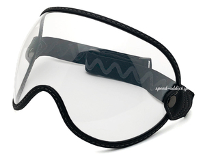 GOGGLE SHIELD CLEAR/ゴーグルシールドクリア透明バブルシールド眼鏡対応bellベル500tx2moto3モト3bucoブコtt&coオーシャンビートルlacmtx