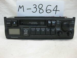 M-3864 old car DAIHATSU Daihatsu Panasonic made 86120-87262 CQ-LD396A cassette deck tape deck no check goods 