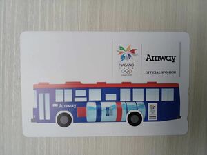 テレホンカード 長野オリンピック Amway