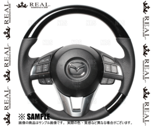 REAL レアル オリジナル (ピアノブラック/ブラックユーロステッチ)　アクセラスポーツ　BMEFS/BM5FS/BM5AS/BM2FS　2013/11～ (MZA-PBW-BK