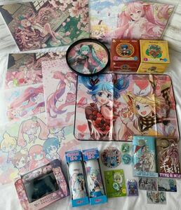 初音ミク ボーカロイド 鏡音リン 鏡音ラン 桜ミク 雪ミク 千本桜 キャラクター グッズ ポスター 缶バッジ 時計 マウス&マウスパッドセット