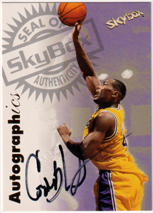 Corie Blount NBA 1997-1998 SkyBox PREMIUM Autographics sign 直筆サインカード