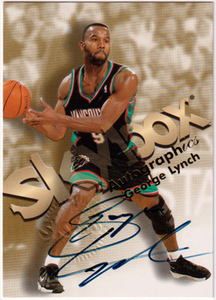 George Lynch NBA 1998-1999 SkyBox PREMIUM Autographics sign 直筆サインカード