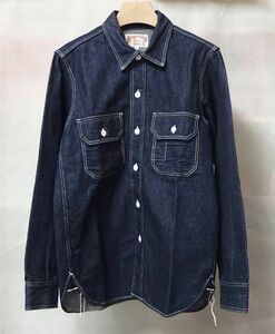 CSF ONE-PIECE OF ROCK One-piece o block Denim work shirt XS