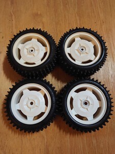 TAMIYA ラジコン用 オフロードタイヤ ホイール セット