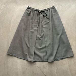 カミシマチナミKAMISHIMA CHINAMI☆シンプルデザインスカート☆ゴムウエスト☆日本製サイズ38