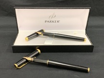 【3RO海07010E】1円スタート★PARKER★パーカー★万年筆★カートリッジインク式★ボールペン★シャープペン★ブラック系★おまとめ_画像4