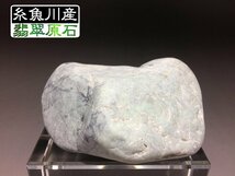 糸魚川市 翡翠(ヒスイ)原石 緑系 ★534g★ 396_画像1