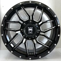 車検対応 FORD F150 エクスペデイション Black Mamba BM7 国産20インチスタッドレスタイヤホイール YOKOHAMA iceGuard G075 275/55R20_画像8