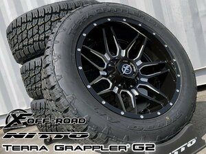 20x10J FORD F150 ラプター XF OFFROAD XF222 20インチタイヤホイールセット NITTO TERRA GRAPPLER G2 265/50R20 275/55R20 285/50R20