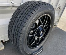 車検対応 ナビゲーター Black Mamba BM7 国産20インチスタッドレスタイヤホイール YOKOHAMA iceGuard G075 275/55R20_画像6