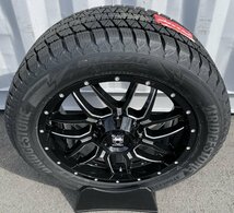 新品 車検対応 JK JL TJラングラー Black Mamba BM7 20インチスタッドレスタイヤホイール ブリヂストン BLIZZAK DM-V3 285/50R20_画像5