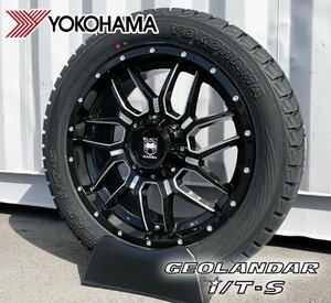 グランドチェロキー サミット Black Mamba BM7 国産20インチスタッドレスタイヤホイール YOKOHAMA GEOLANDAR I/T-S G073 265/50R20