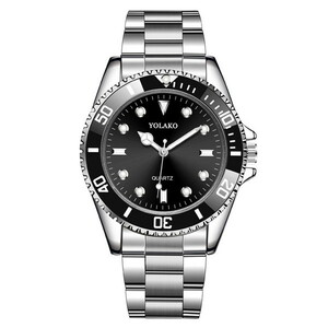 169K メンズ腕時計 ブラック ダイバーズ風 ファッションウォッチ 3針 アナログ クオーツ 新品 送料無料 #5