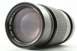 【現状品】Canon FD 200mm F4 S.S.C. SSC 単焦点 一眼レフ用 望遠レンズ ★やや難有り★