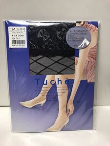 M race attaching stockings mo-re diamond futoshi .. height [ black ] Tuche garter stockings bread -stroke UNO beautiful legs GUNZE pattern tights net 