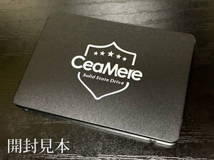 送料無料！【新品/未開封】SSD 256GB CeaMere SATA3 6Gb/s 2.5inch ブラック　追跡可能な【ゆうパケット】発送