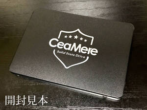 送料無料!【新品/未開封】SSD 256GB CeaMere SATA3 6Gb/s 2.5inch ブラック 追跡可能 ゆうパケット発送