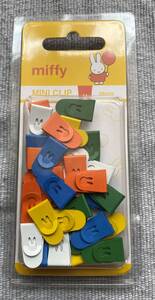 【ミッフィー クリップ】ミッフィー 5色ミニクリップ36個入り mify MINI CLIP【未使用】